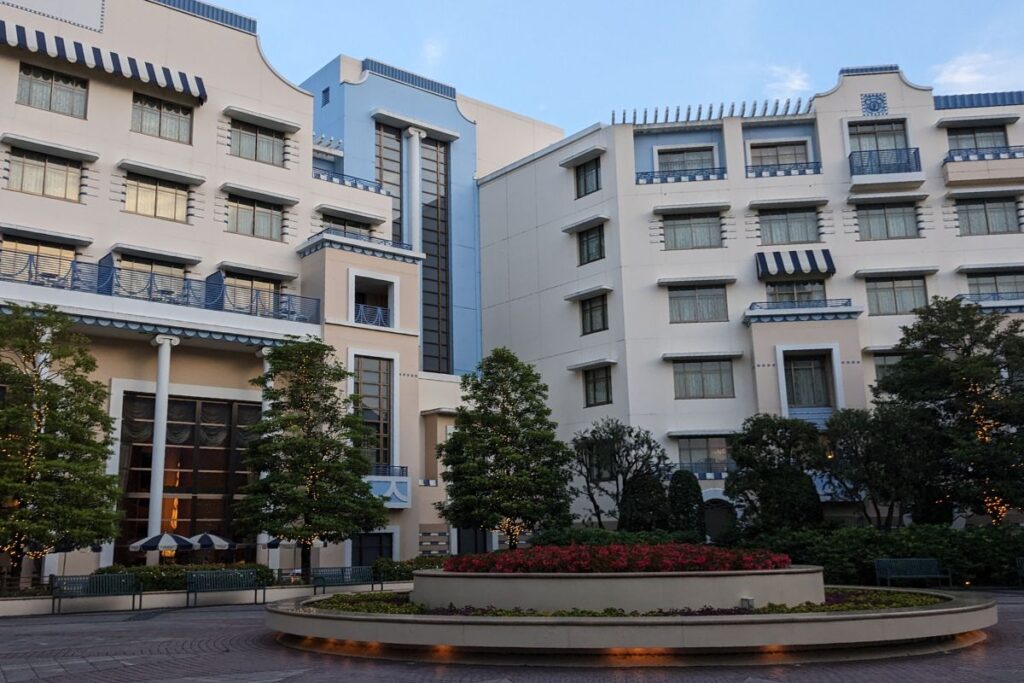 Disney Ambassador Hotel exterior view – a top Tokyo Disneyland hotel choice for families