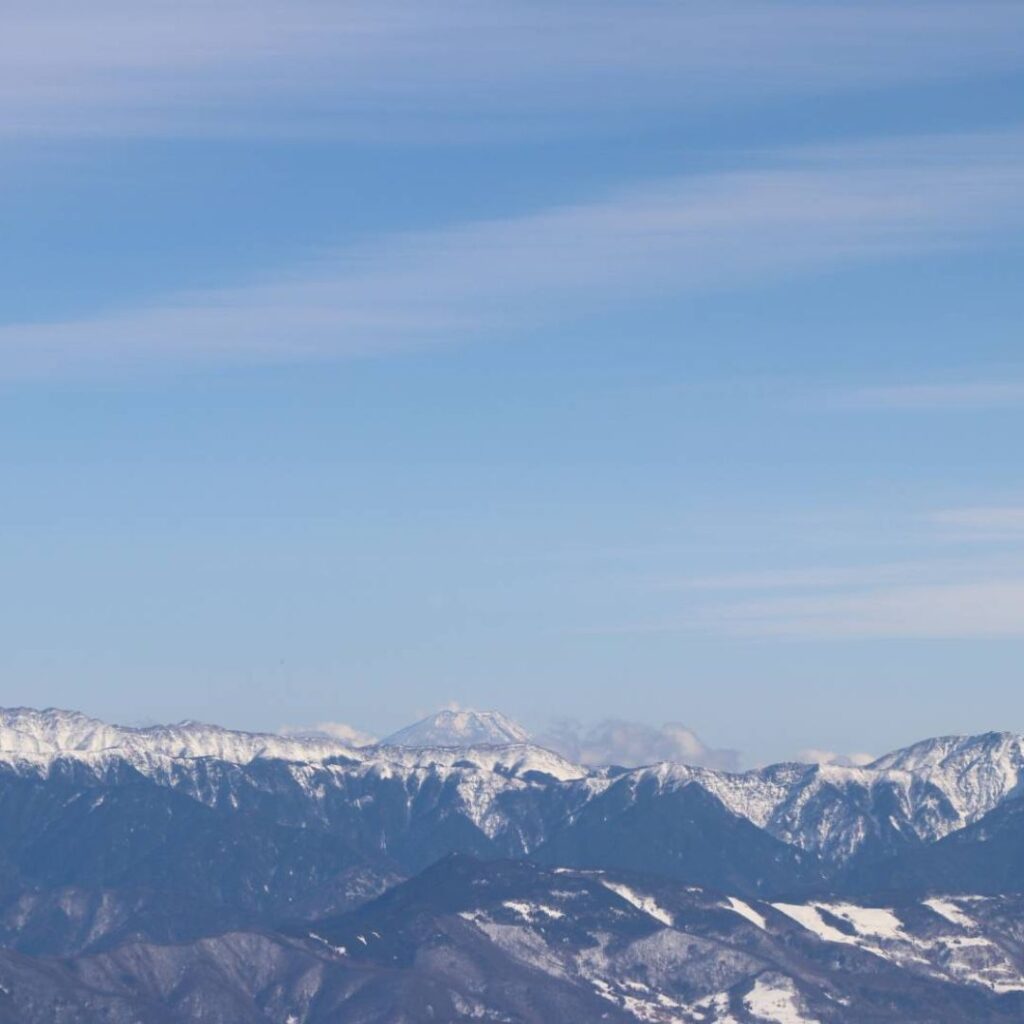 View of Mount Fuji from Senjojiki Curl on a clear day – unforgettable moment on a Nagano Japan travel adventure.