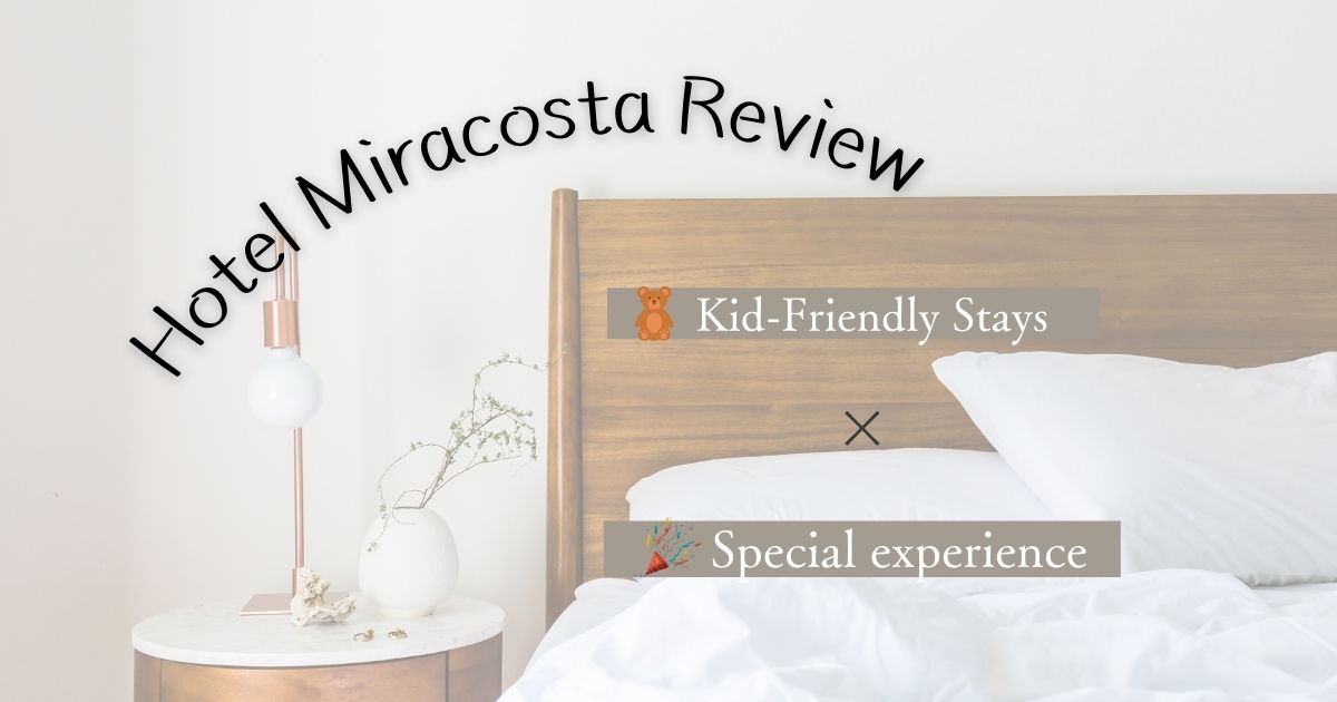 Hotel Miracosta Review - A cozy and family-friendly stay with a special experience. Elegant bed with wooden headboard, soft white linens, and minimalistic decor.