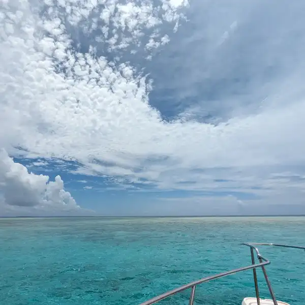 Crystal-clear waters of Okinawa's remote islands during our Japan family travel blog adventures