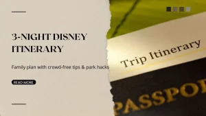 Tokyo Disney Resort with Kids: Stress-Free 3 Nights 4 Days Itinerary