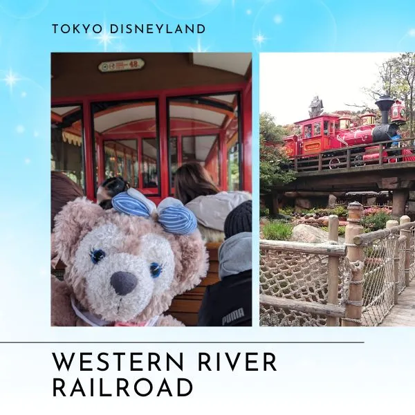 Western River Railroad train ride with family-friendly views – Tokyo Disneyland rides guide.