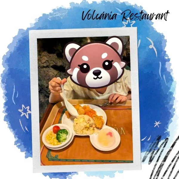 Tokyo DisneySea food Volcania Restaurant kids’ meal with child-friendly set menu perfect for young visitors