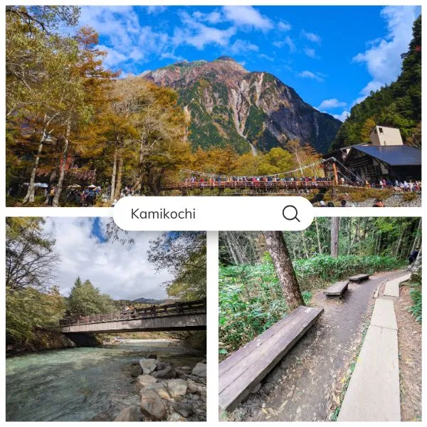 Kappa Bridge, river walk, and boardwalk trail—easy route for Kamikochi with kids on a 2-day Kamikochi itinerary.